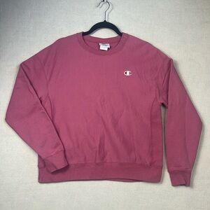 Champion Women's Crewneck Sweatshirt in Dusty Rose